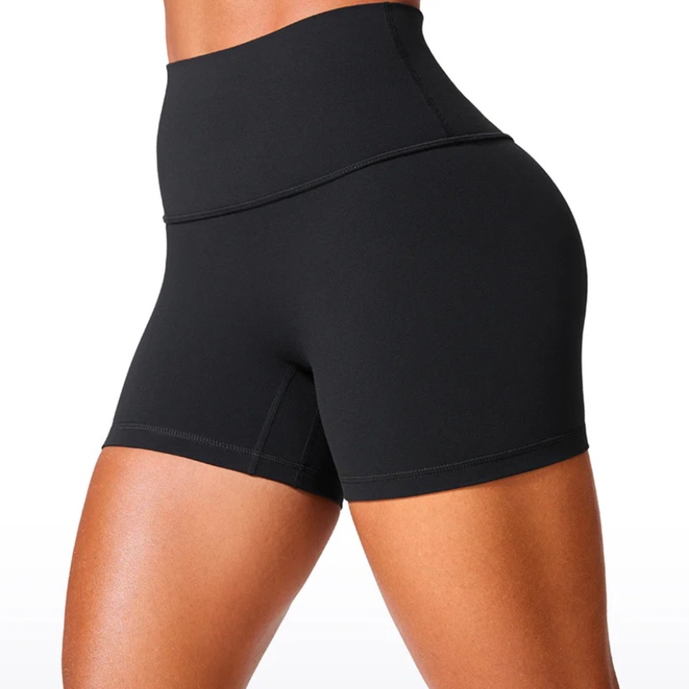 Butterlift High Waist Scrunch Butt Biker Shorts 4'' - No front seam